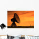 Huge Satellite Dish Evening Wall Decal