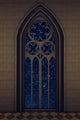 Gothic Window with Starry