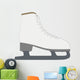 skates outline silhouette vector Wall Decal