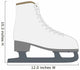 skates outline silhouette vector Wall Decal