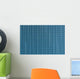 Blue Metal Mesh Plating Wall Decal