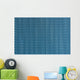 Blue Metal Mesh Plating Wall Decal