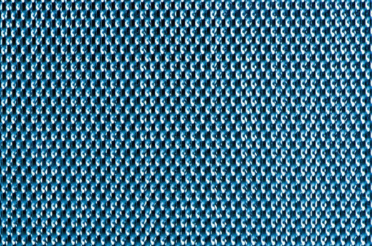 Blue Metal Mesh Plating Wall Decal