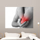 Rear Young Man Holding Wall Decal