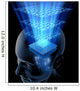 The Brain is Thinking (Processor) Wall Mural