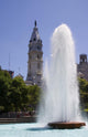 Love Park in Philadelphia with City Hall in the background Wall Mural