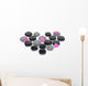 Zen Stones with Orchid Wall Decal