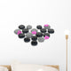 Zen Stones with Orchid Wall Decal