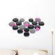 Zen Stones with Orchid Wall Decal