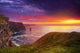 Idyllic Cliffs Moher Sunset