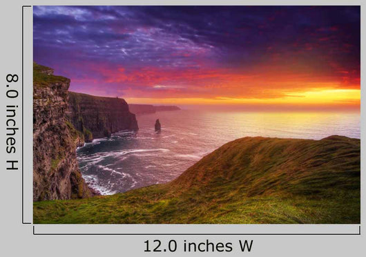 Idyllic Cliffs Moher Sunset