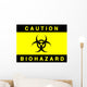 Biohazard Sign Wall Mural