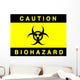 Biohazard Sign Wall Mural