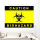 Biohazard Sign Wall Mural
