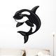 Whale mascot Wall Decal