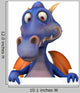 Blue Dragon Wall Decal