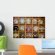 Shelves Fine China Cups Wall Mural