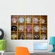 Shelves Fine China Cups Wall Mural