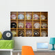 Shelves Fine China Cups Wall Mural