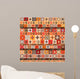With Ethnic Motifs Wall Decal