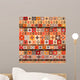 With Ethnic Motifs Wall Decal