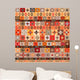 With Ethnic Motifs Wall Decal