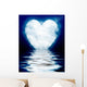 Heart Shaped Moon Reflected