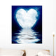 Heart Shaped Moon Reflected