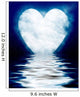 Heart Shaped Moon Reflected