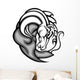 Mustang Stallion Graphic Mascot Vector Image Wall Decal