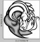 Mustang Stallion Graphic Mascot Vector Image Wall Decal