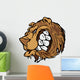 Bear Grizzly Mascot Head Vector Cartoon Wall Decal