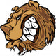 Bear Grizzly Mascot Head Vector Cartoon Wall Decal