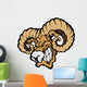 Ram Mascot Cartoon Vector Illustration Wall Decal