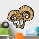 Ram Mascot Cartoon Vector Illustration Wall Decal