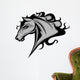 Wild Horse or Stallion Graphic Mascot Vector Image Wall Decal