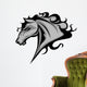 Wild Horse or Stallion Graphic Mascot Vector Image Wall Decal