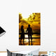 romantic couple Wall Mural