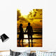 romantic couple Wall Mural