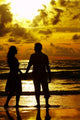 romantic couple Wall Mural