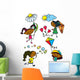 Set with Cute Afroamerican
