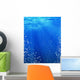 Water Bubbles Going Up Wall Decal
