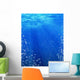 Water Bubbles Going Up Wall Decal