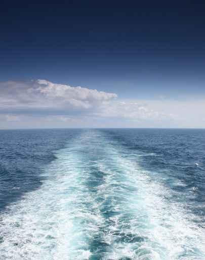 Wake Large Boat Wall Decal