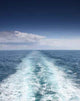Wake Large Boat Wall Decal