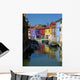Maisons Colorees Burano Wall Decal