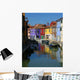 Maisons Colorees Burano Wall Decal