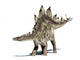 Stegosaurus dinosaur. Isolated on white, with clipping path. Wall Decal