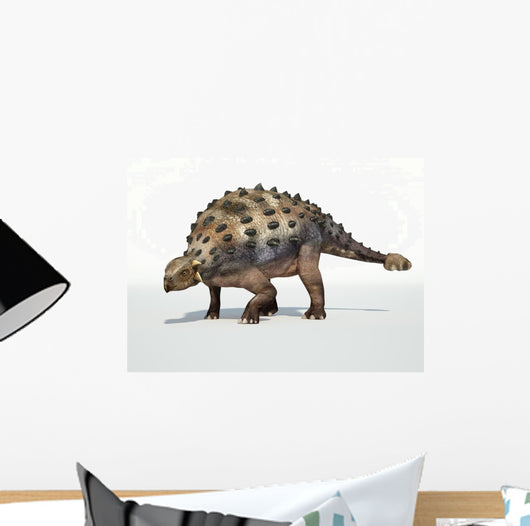 Photorealistic 3 D rendering of an Ankylosaurus. Wall Decal