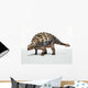 Photorealistic 3 D rendering of an Ankylosaurus. Wall Decal